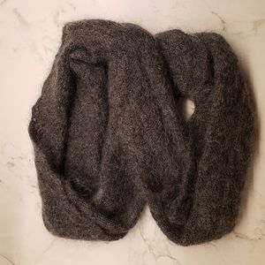 MOHAIR INFINITY SCARF BY EILEEN FISHER OS GREY